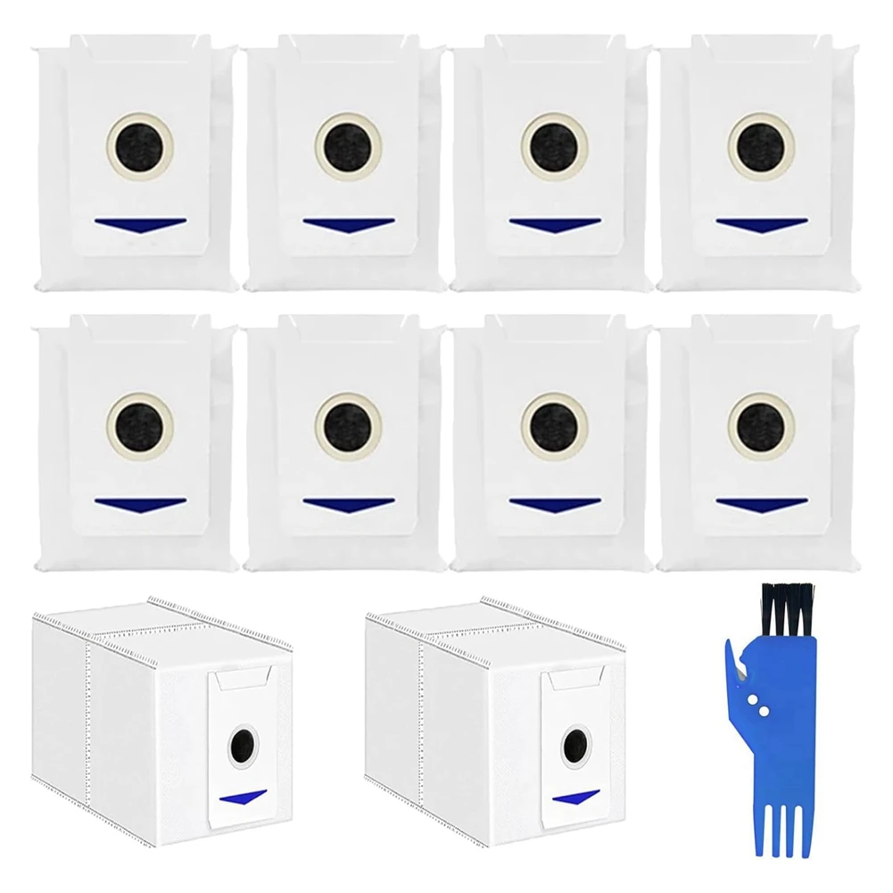 N18R 10PCS Dust Bags For Ecovacs T30 PRO Omni, Replacement Parts Dust Bags For T30 Pro Vacuum Cleaner Accessories