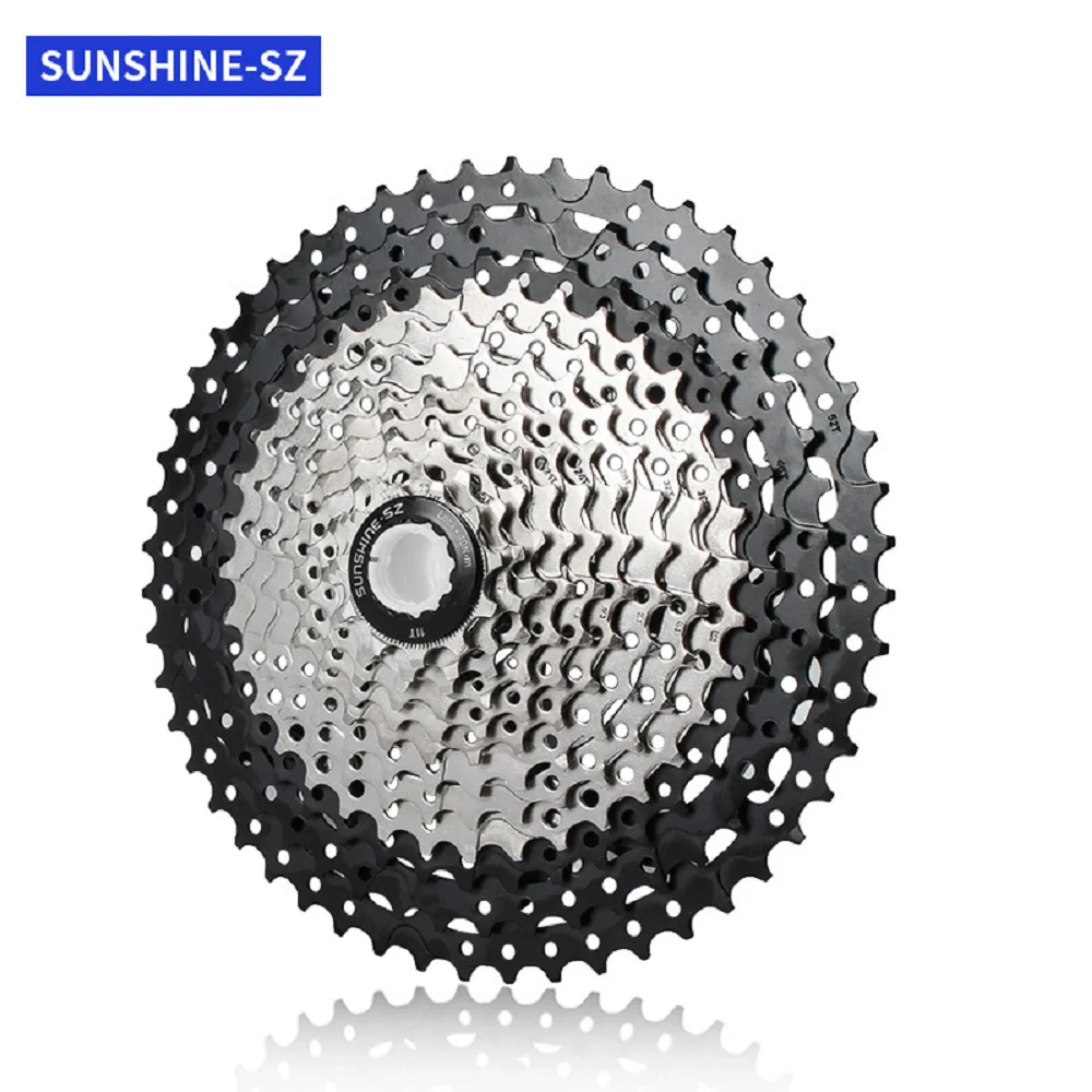 SUNSHINE MTB Cassette 8/9/10/11/12 Speed 32/36/40/42/46/50/52T Mountain Bicycle Freewheel Bicycle Sprocket For Shimano/SRAM