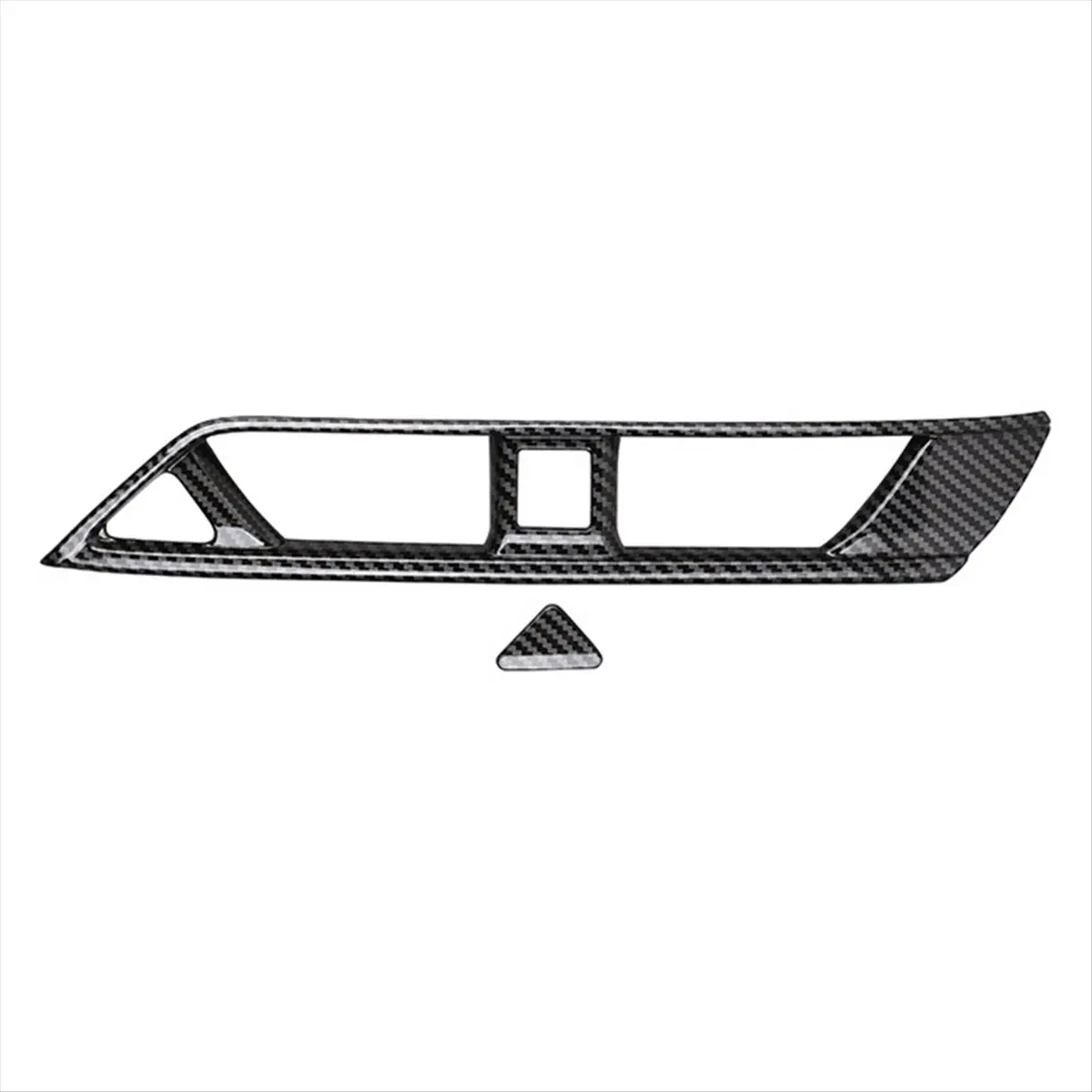 Super Sale Car Central Control Air Outlet Frame Air Conditioner Vents Trim Sticker for Suzuki Swift 2024 RHD Carbon Fiber Patter