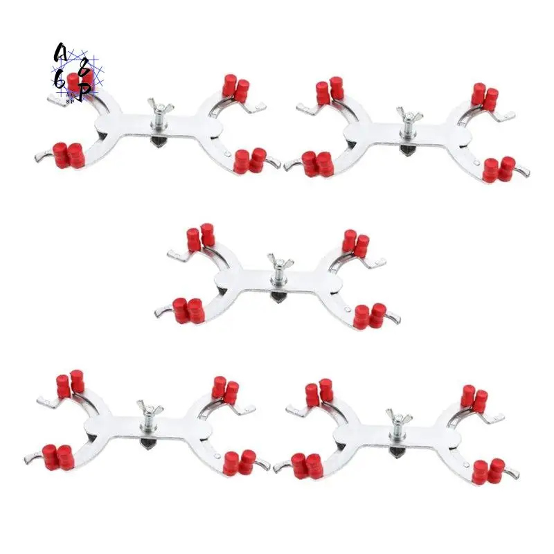 A68P-Burette Clamp,Lab Clamp Retort Prong Jaw, Spring Loaded Jaws, Rubber Jaws Labs Universal, Holds Burettes Up To 100Ml