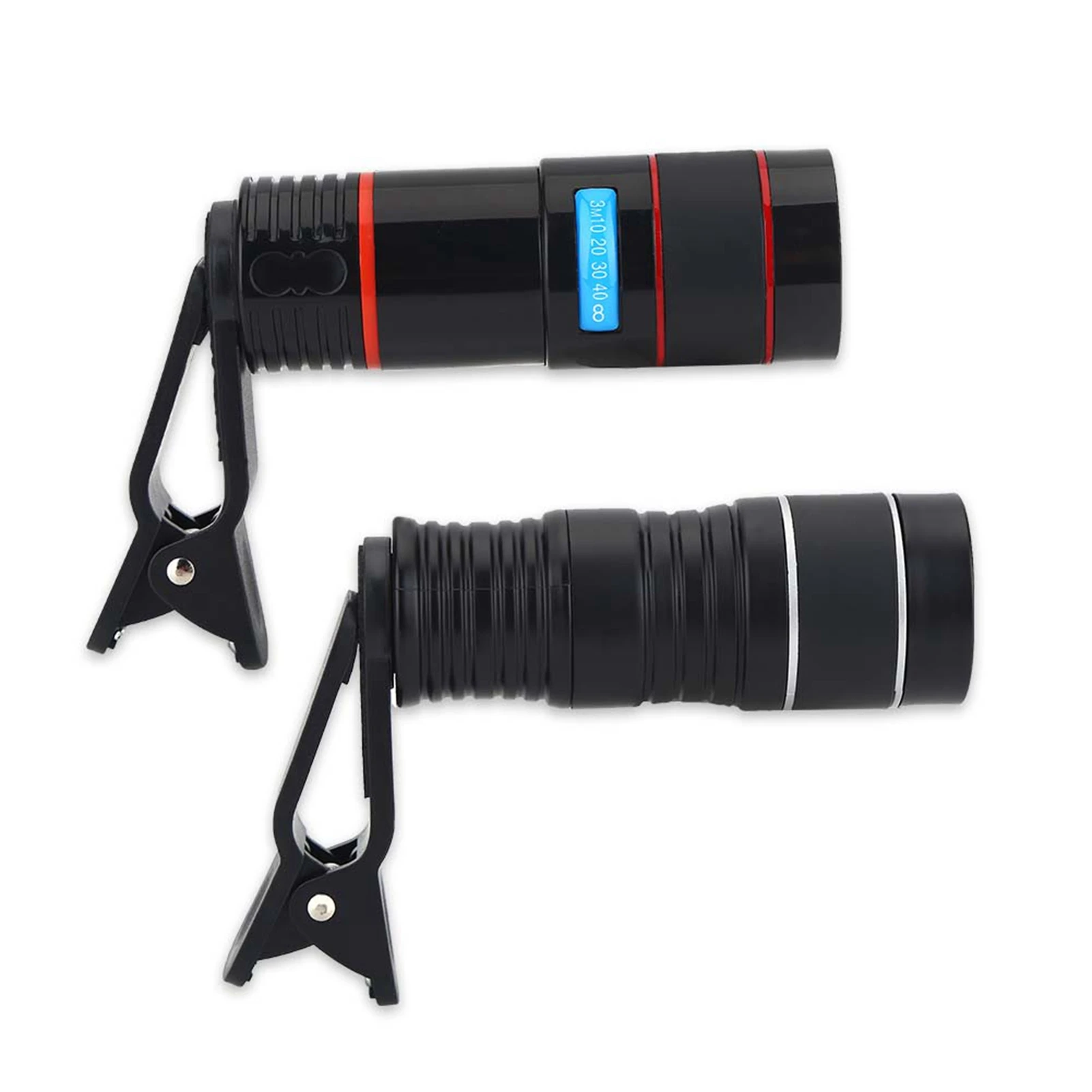 الهاتف أحادي العين في الهواء الطلق صغير محمول 12 مرة التركيز الهاتف أحادي العين تلسكوب الهاتف الذكي