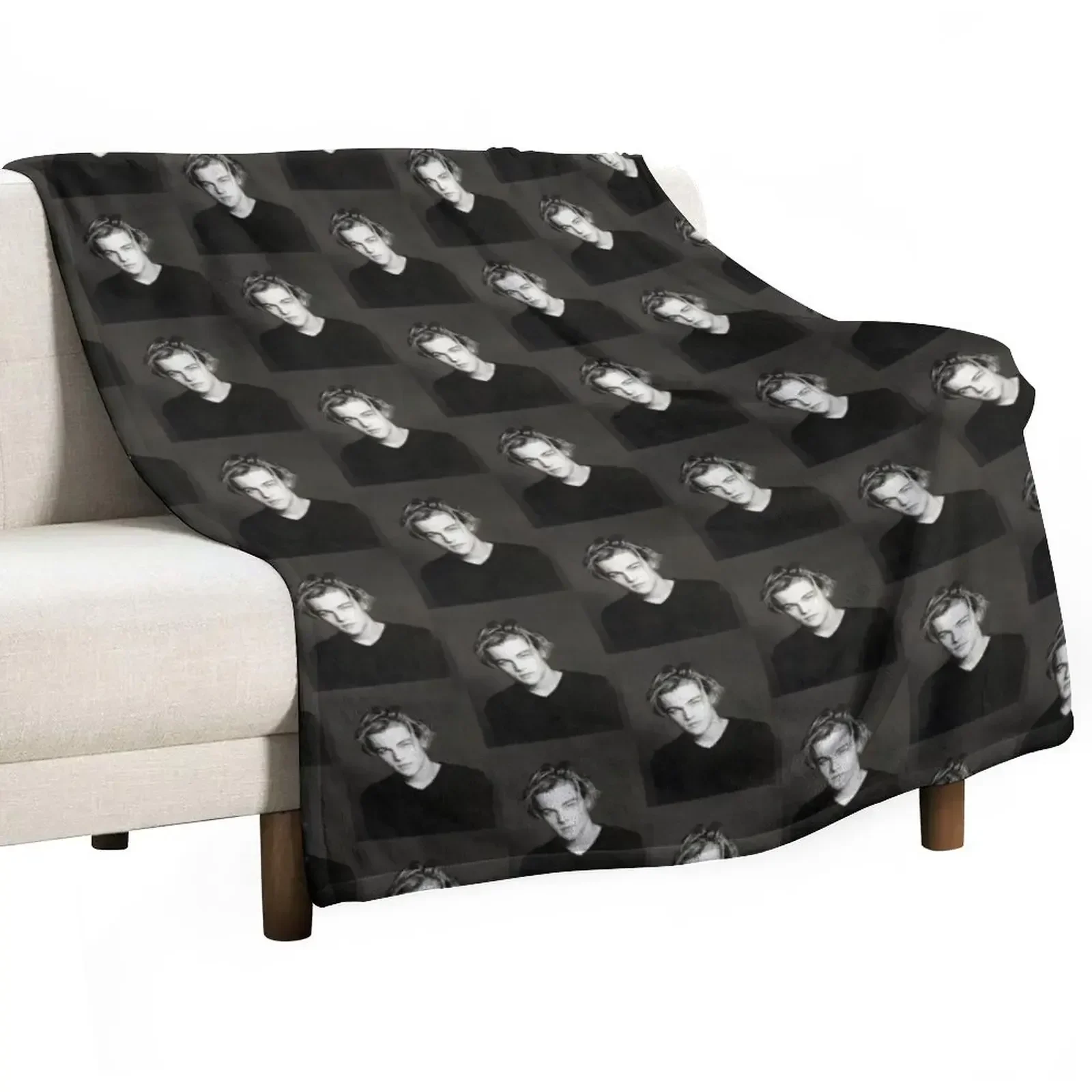 Handsome Leonardo Dicaprio Throw Blanket blankets and throws Vintage Thin warm winter Blankets