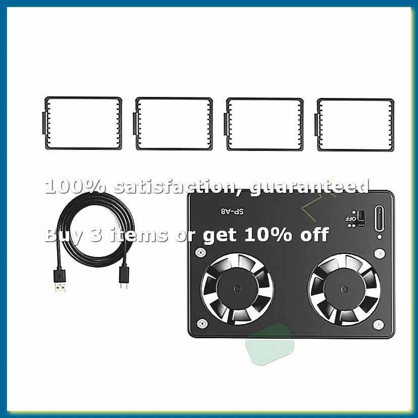 ●SP-A8 Camera Cooling Fan for A7M4 ZVE1 A6700 A7C2 ZVE10 ZV1 R5 90D XS10 XT4 X-H2S Dslr Cooling System