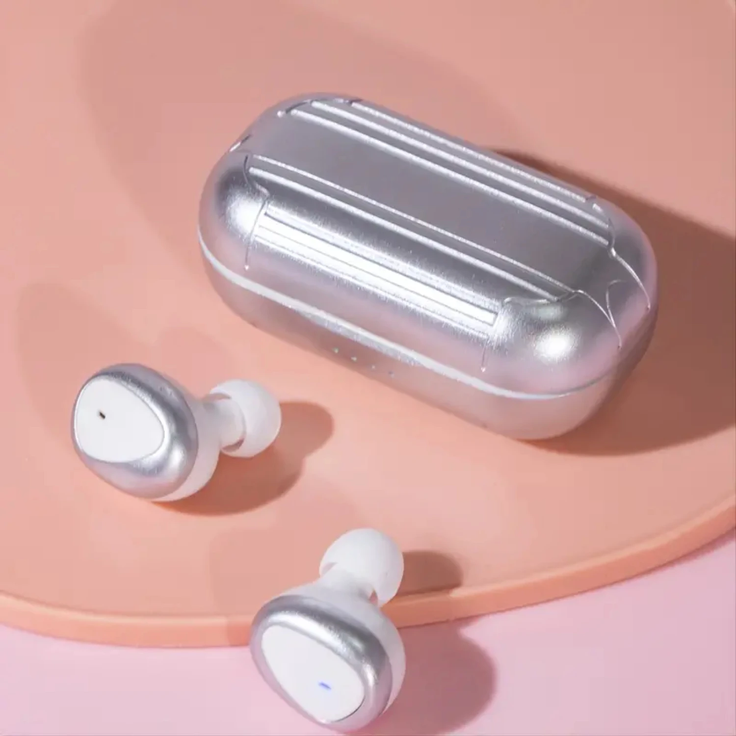 1pc TWS ヘッドフォン、強力な低音を備えたインイヤーワイヤレスイヤホン