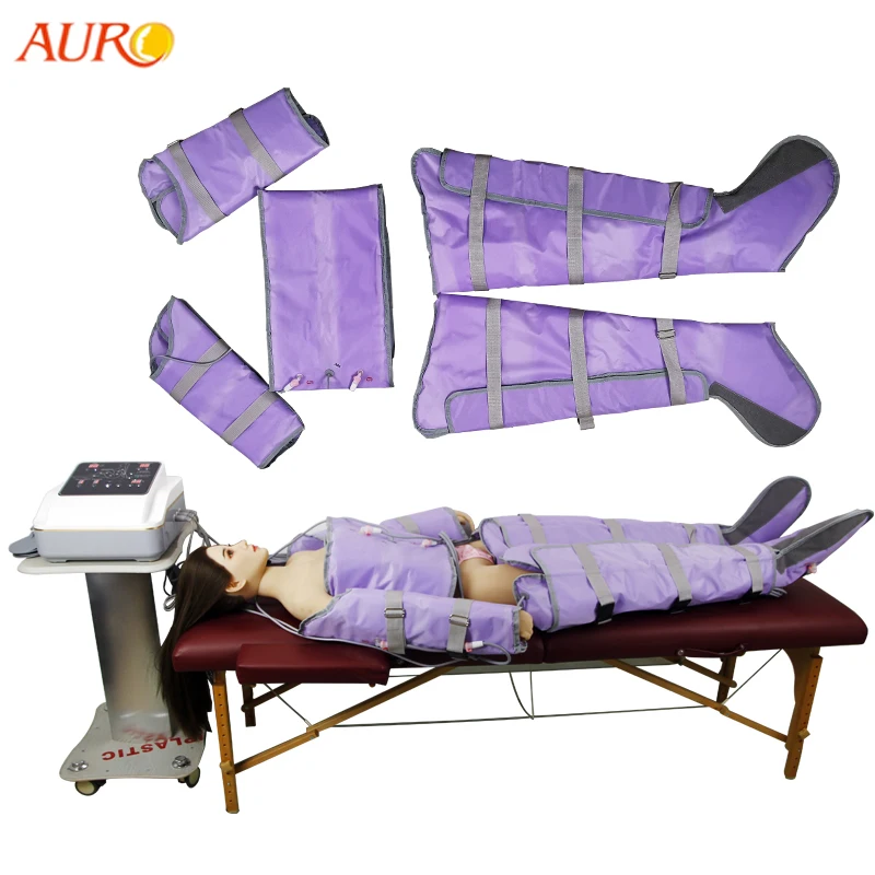 Au-6809B Infrared Pressotherapy 3 in 1 EMS Air Pressotherapy Sauna Wrap Detox Slimming Equipment