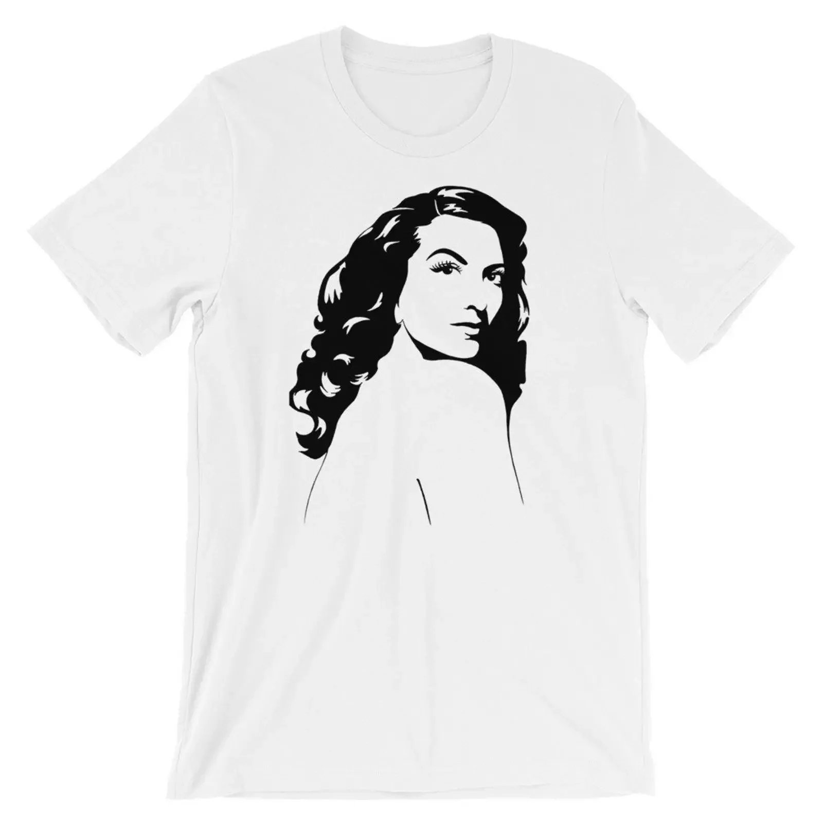 Maria Felix T Shirt Playera de vintage Washed Versatile Breathable Casual Top For Everyday Wear Comfortable streetwear Soft