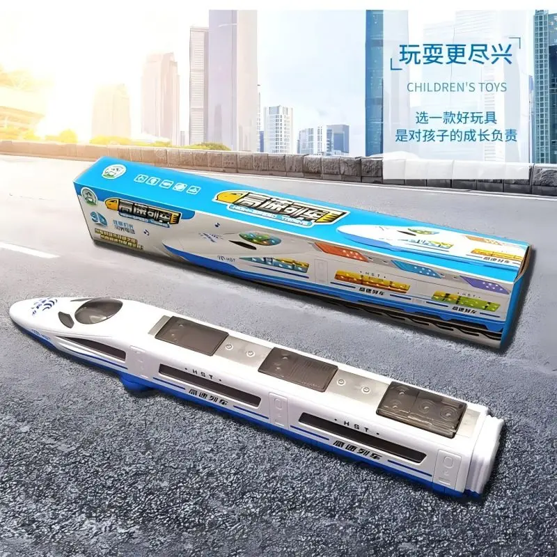 Electric simulation high-speed train Harmony China EMU high-speed rail train train educational toys boys and girls holiday gifts