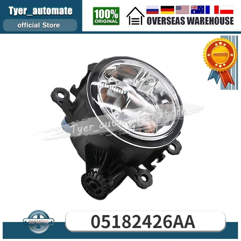 For 2012-2017 FIAT 500 2014-2017 FIAT 500L 2014-2017 JEEP CHEROKEE Fog Light Lamps Front Lamp 05182426AA