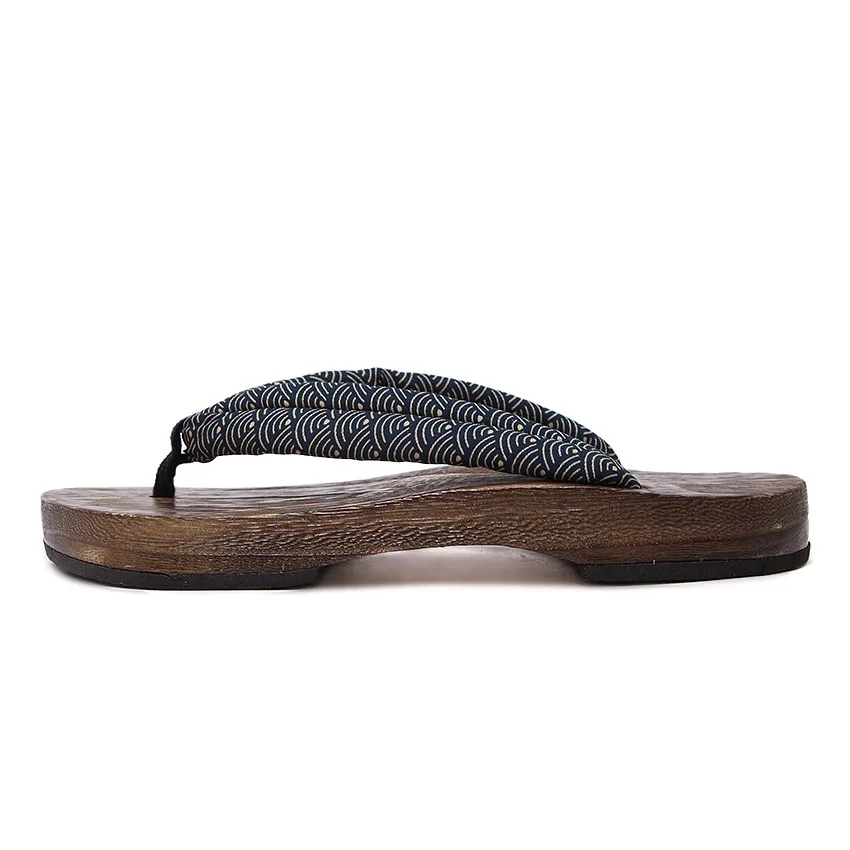 17Colors Wooden Japanese Traditional Geta Paulownia Ninja Cosplay Flat Bottom Clog Man Woman Man Shoes Flip Flop Summer Sandals