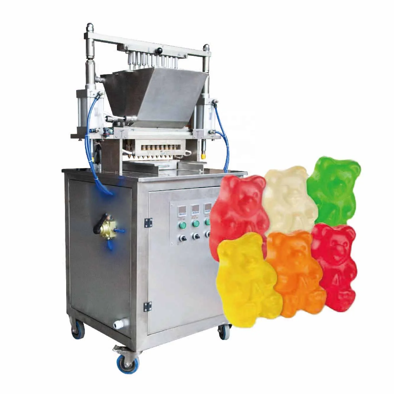 Vitamins Gummies Bear Making Machine Jelly Soft Candy Forming Equipment