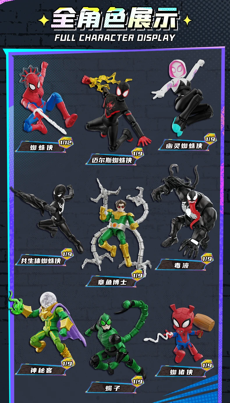 Brandneue Day BLOKEES Original GALAXY 5 6 Spider-Man Doctor Octopus Green Goblin Mysterio Venom Marvel Legend Actionfiguren – Detail 22