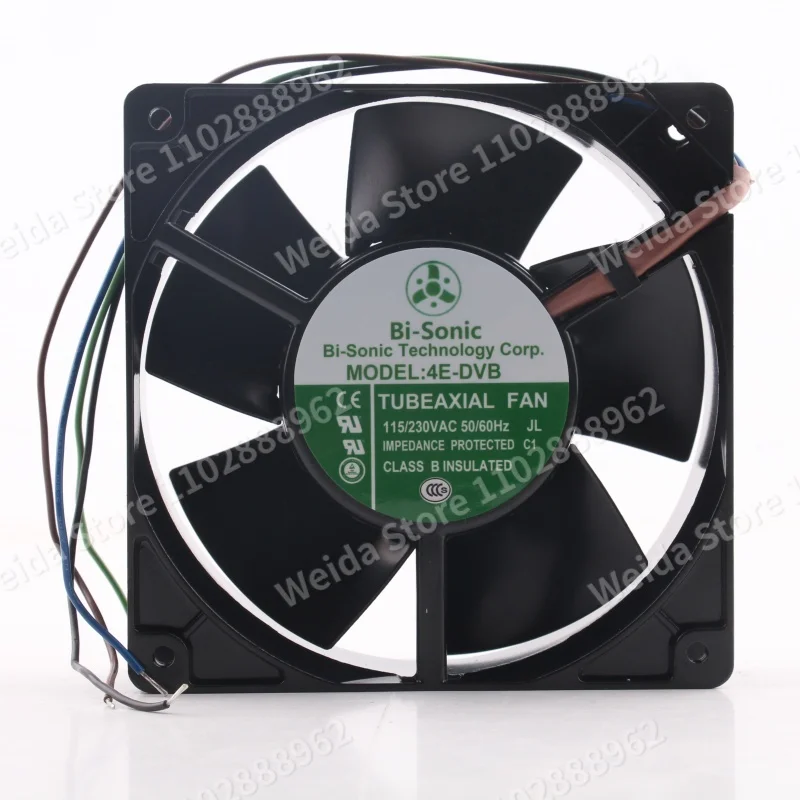 12CM New Bi-Sonic 115/230V 50/60hz 120x120x38MM All-metal High-temperature Resistant 4E-DVB Cooling Fan