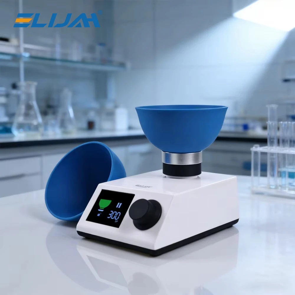 ELIJAH Dental Printing Material Gypsum Blender Dental Lab Electric Mixer 300rpm Electromagnetic Connection Mixer Euipments