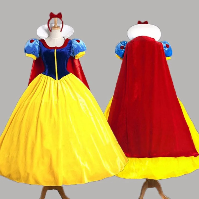 

Adult Women's Halloween Role-playing Costume Cosplay Snow White Masquerade Performance Clothes Polyester Fiber 100%