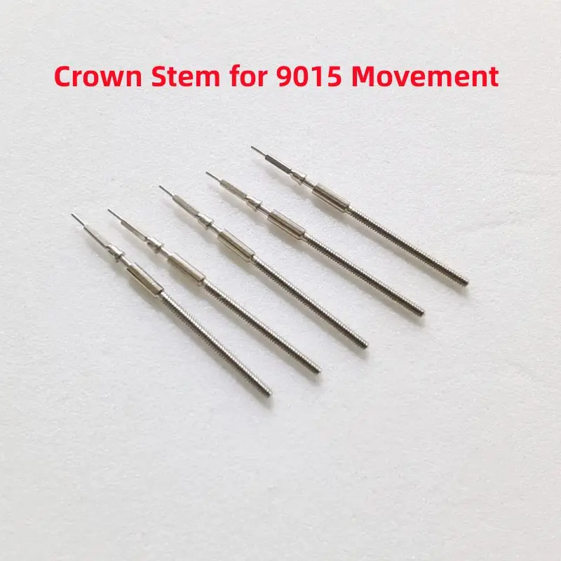 

Mod stainless Steel 9015 Winding Stem Watch Movement Parts Crown Stem Repair Tool Fit For 9015 Movement