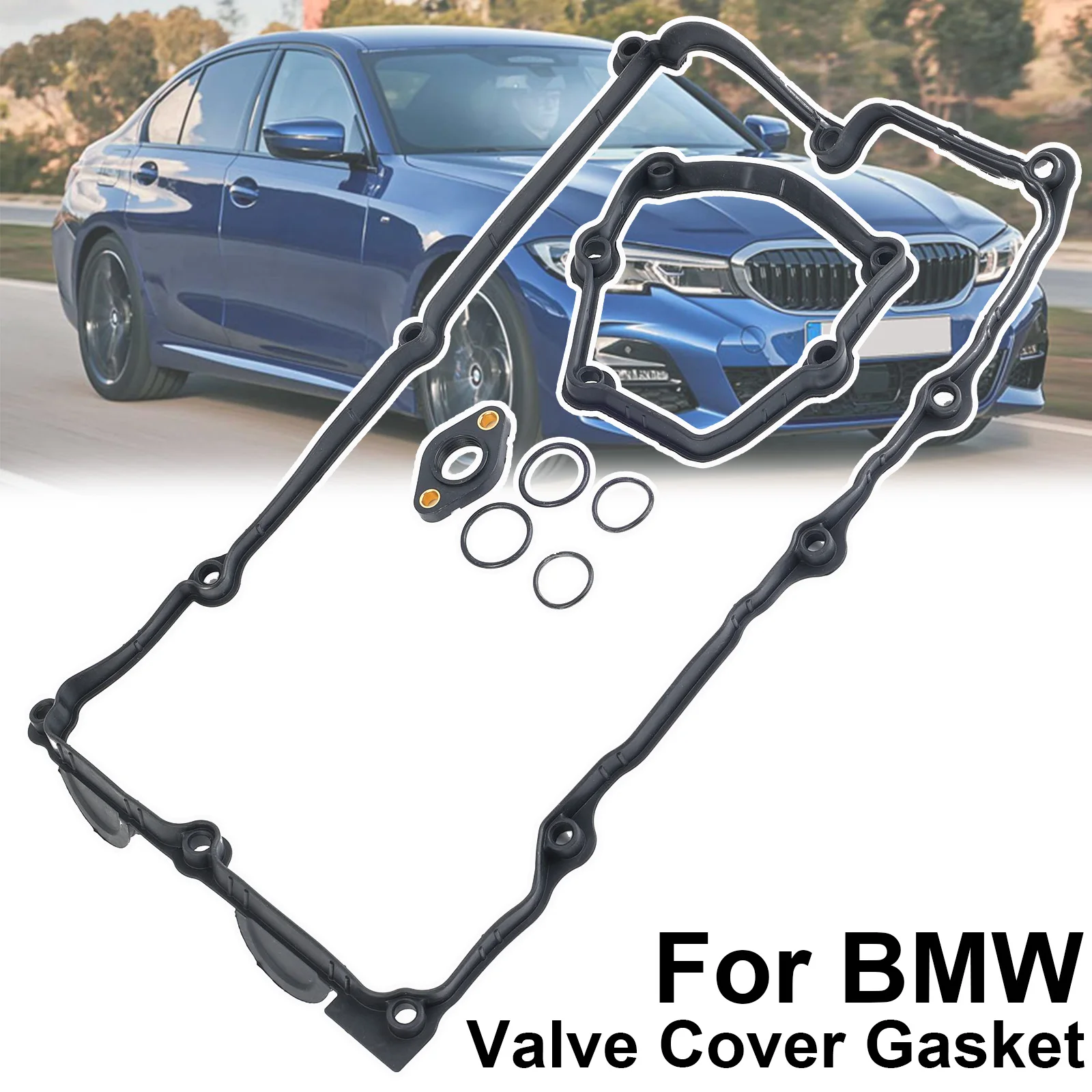 Valve Cover Gasket Set 11120032224 For BMW E87 120i E46 318i E90 320i X3 N46 N42 2001 2002 2003 2004 2005 2006 2007 2008 2009-13