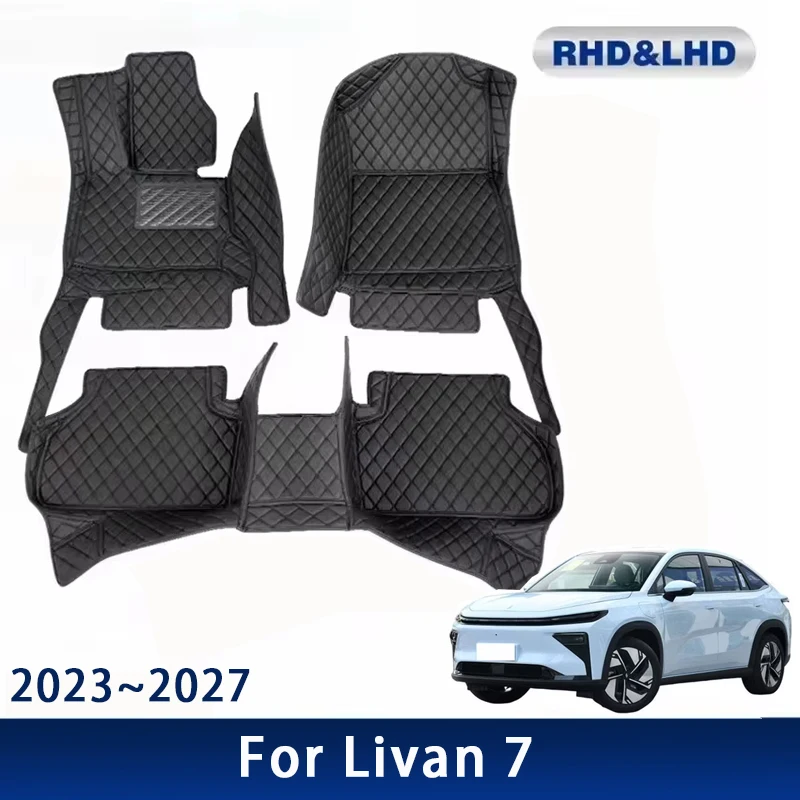 

Car Floor Mats For Geely Livan 7 RL7 2023 2024 2025 2026 2027 Waterproof Custom Auto Foot Pads Carpet Interior Accessories