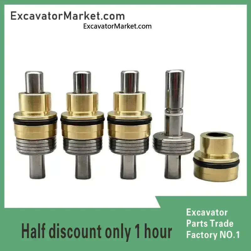 

Excavator Foot Valve Walking Bullet For R55 60 80 150 200 215 225-5-7-9 High Quality