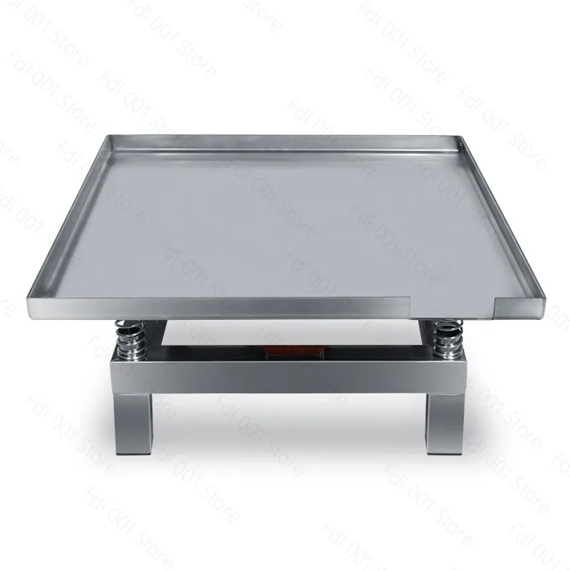 110V/220V 50*50CM Concrete Vibrating Table Stainless Steel Chocolate Vibration Test Bench Test Block Vibration Platform