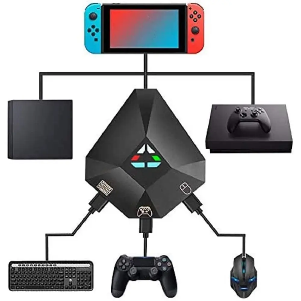 キーボードとマウスのコンバーター,USB接続,Nintendo Switch,ps4,ps3,xbox用