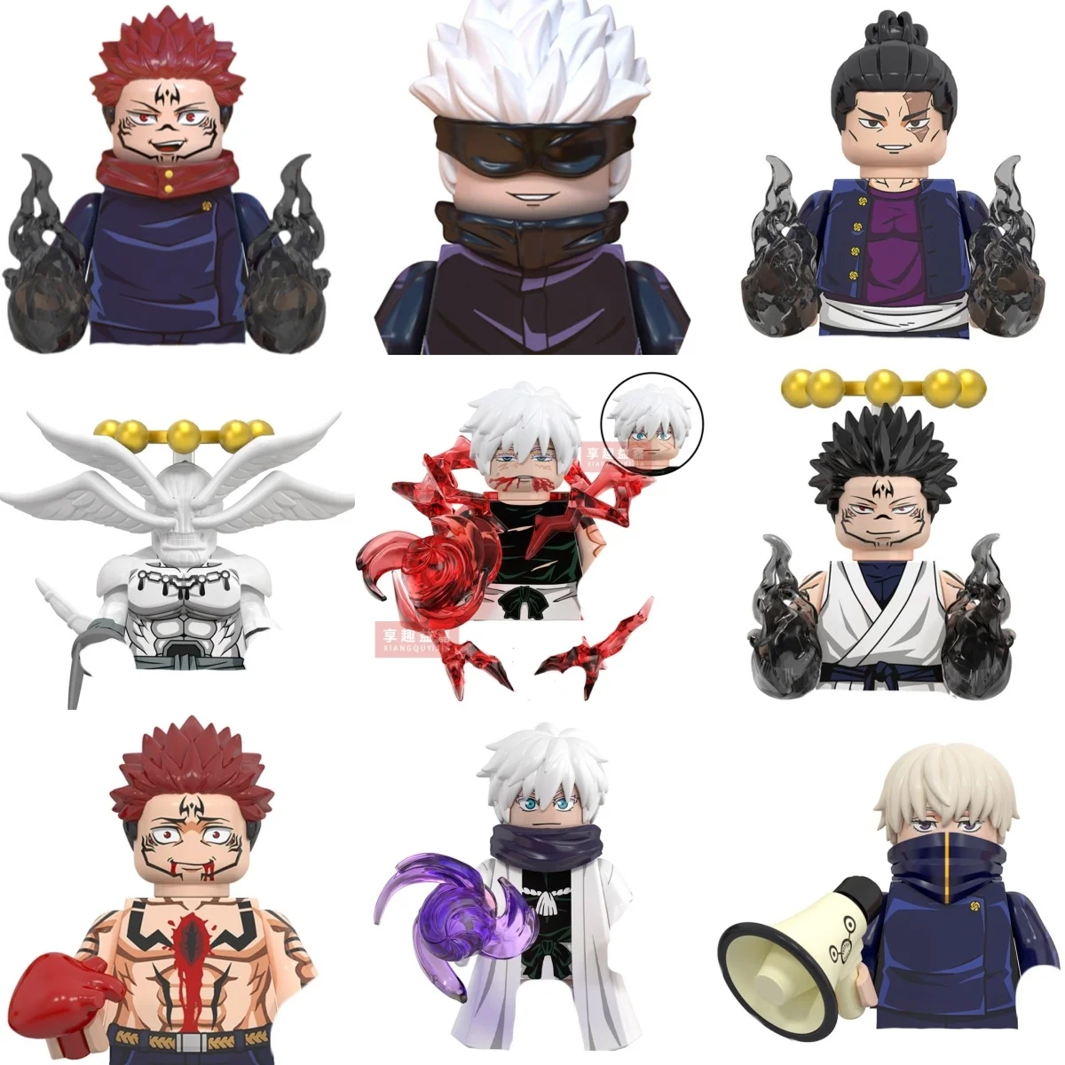 Nouveaux blocs de construction Jujutsu Kaisen WM6201 WM6200 WM6140 WM6139, mini figurines d'action Itadori Yuji Gojo Satoru Ryomen, cadeaux, jouets