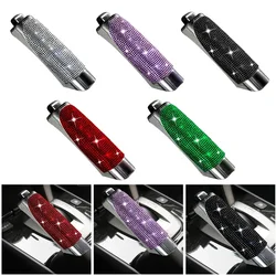 Universal Car Handbrake Covers Anti-slip Auto Gear Shift Collars Diamond Car Bling Accessories Interior for Woman