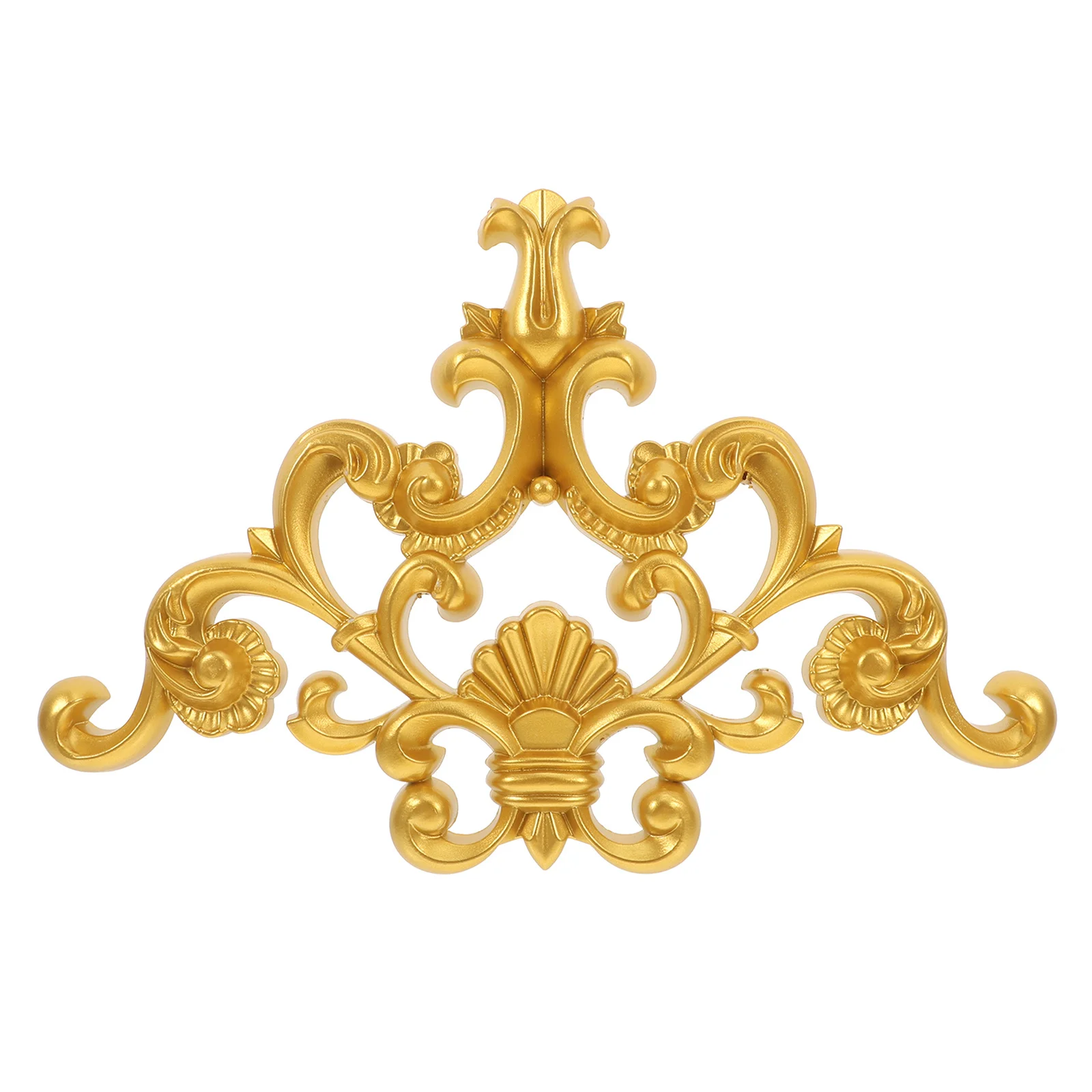 

PVC Carved Flower Applique European Design Plastic Onlay Unpainted Ceiling Wall Door Cabinet Furniture Onlay Decoration