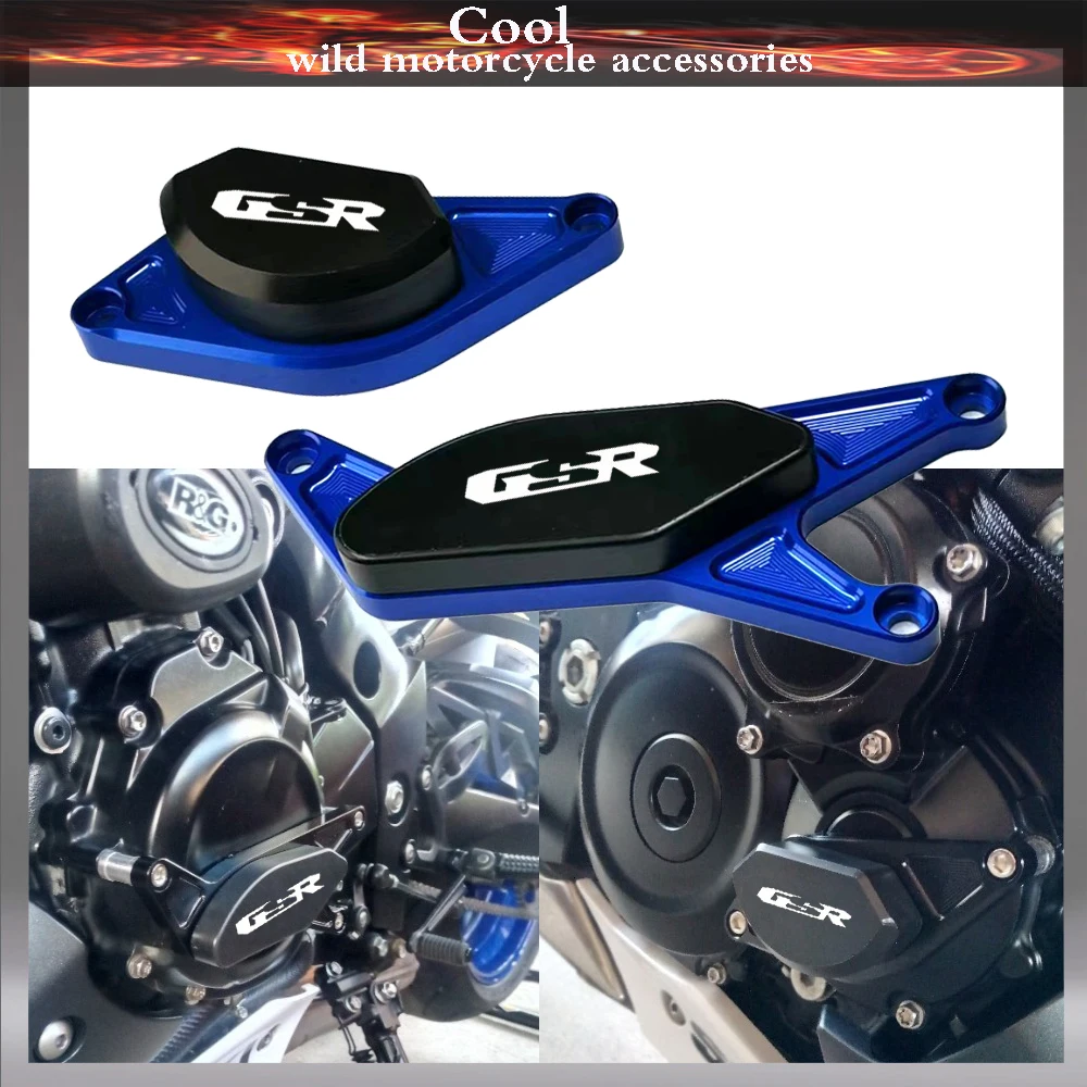 

For SUZUKI GSR 400 600 750 GSR600 GSR400 06-12 GSR750 12-16 CNC POM Frame Slider Crash Pad Engine Stator Case Saver Protector