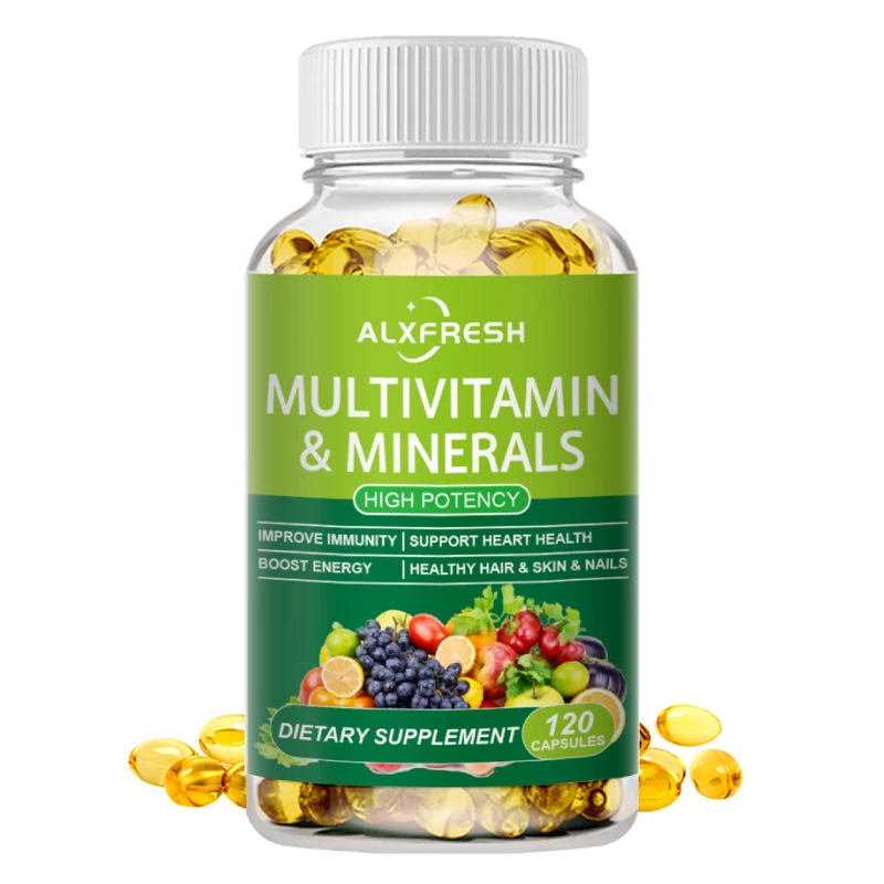 Comprehensive Multivitamin to Enhance Daily Nutrition Improve Immunity and Energy Support Heart Hair Skin and Nail Health levels