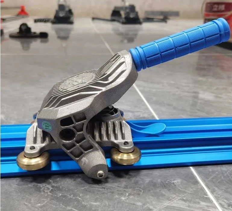 Portable Vitreous Brick Track Push broach Ceramic Manual Tile Cutter Aluminum Alloy Vacuum Slab Slate Stone Cutting