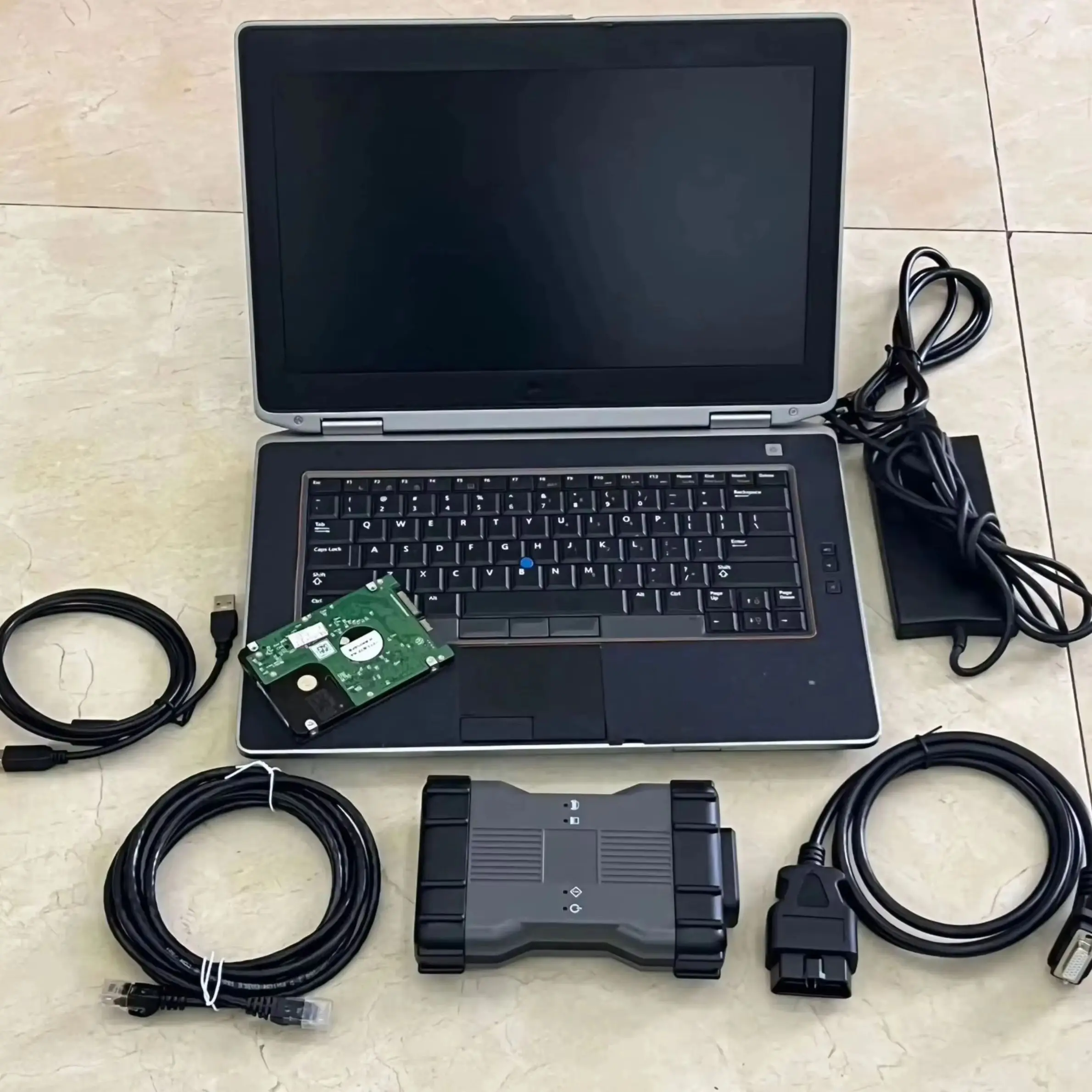 برنامج V06.2025 X.DAS VCI C6 MB Star SD DOIP أداة تشخيص السيارات بالإضافة إلى أداة ماسح رمز الكمبيوتر المحمول E6420 I5 CPU 8G المستخدمة