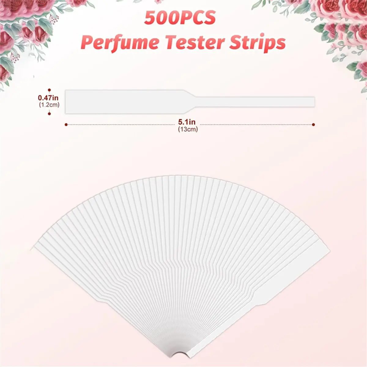 2026 New 500 Pieces Perfume Tester Strips, Disposable Fragrance Test Strips, Strong Absorbent, Fragrance Blotter Strips
