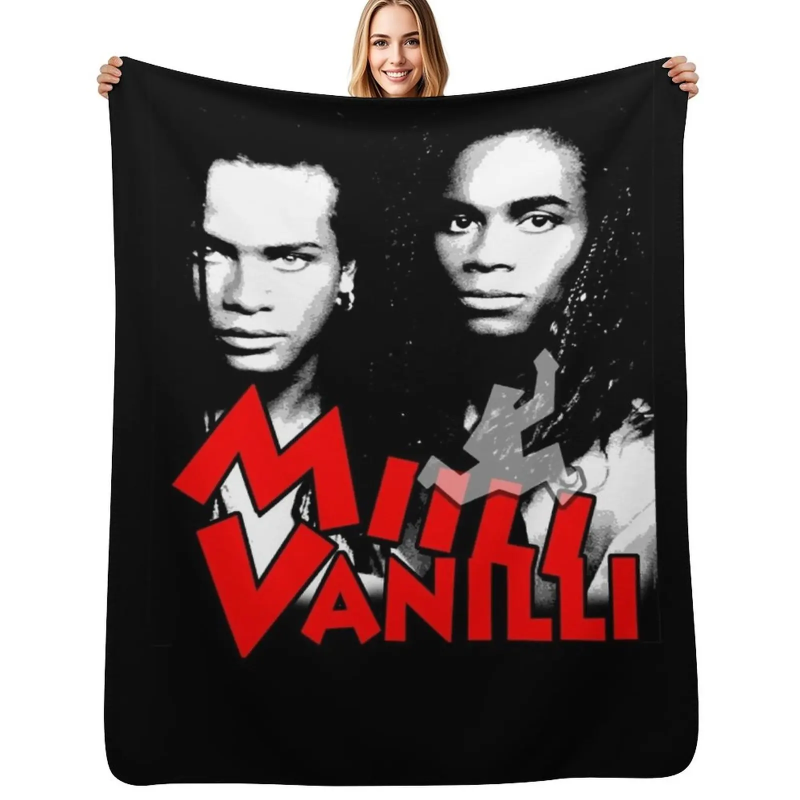 Milli Throw Blanket Giant Sofa Extra Large Throw manga christmas gifts heavy to sleep Flannel Blankets