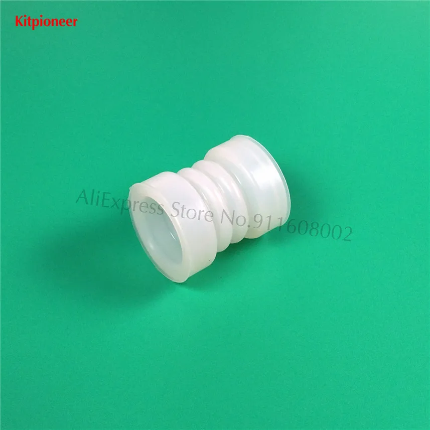 A Pair Corrugated Silicone Seal Tubes Rugate Pipe Rings Accessories Of Ice Cream Makers BJ Soft Serve Machines Diameter 37mm