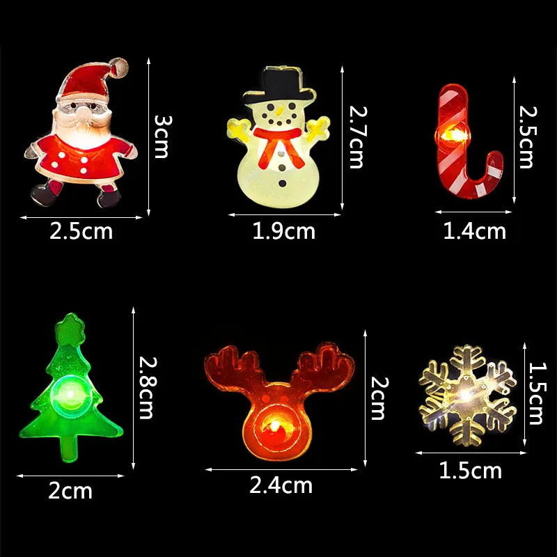 Christmas Lights String 20 LED Snowman Santa Cane Xmas Tree Light Battery Operated for Indoor Outdoor New Year Party Decorations