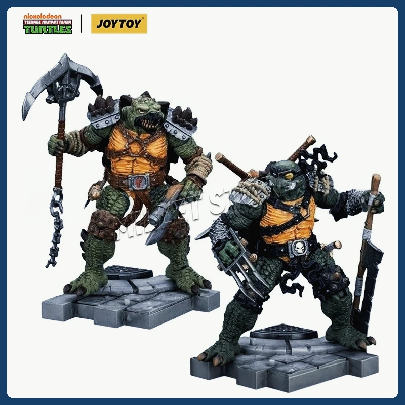 

В наличии, оригинал, доставка за 24 часа: Фигурка JOYTOY 1/18 Черепашка-воин Токка, готовая модель/набор для сборки