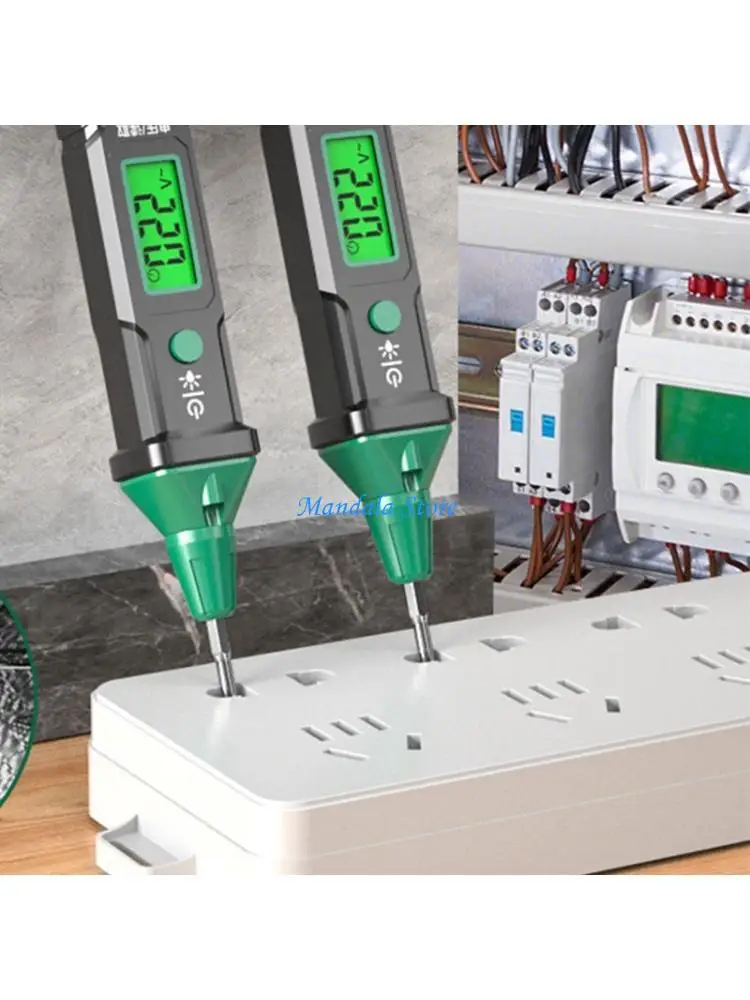 

U2JC Practical LED Digital Tester for Home Electrician Use High Accuracy