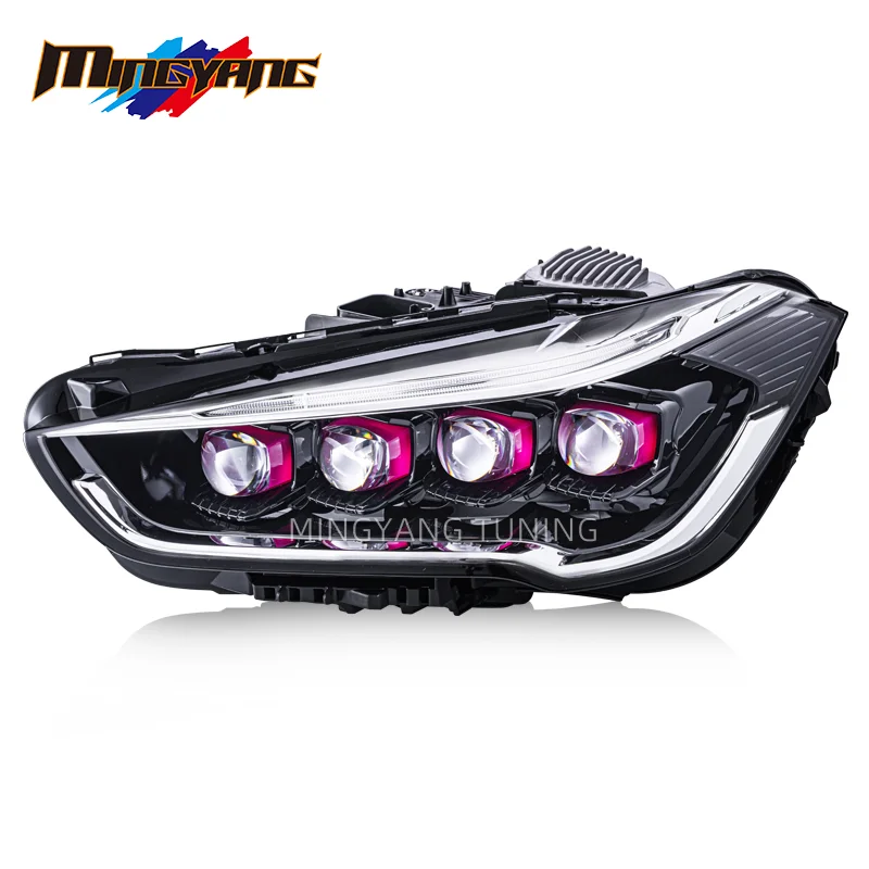 

One Stop 2016-2018 Head Lamp 4len Crystal Lamp Head Light Car Accessories for X1 F48 Led Headlights