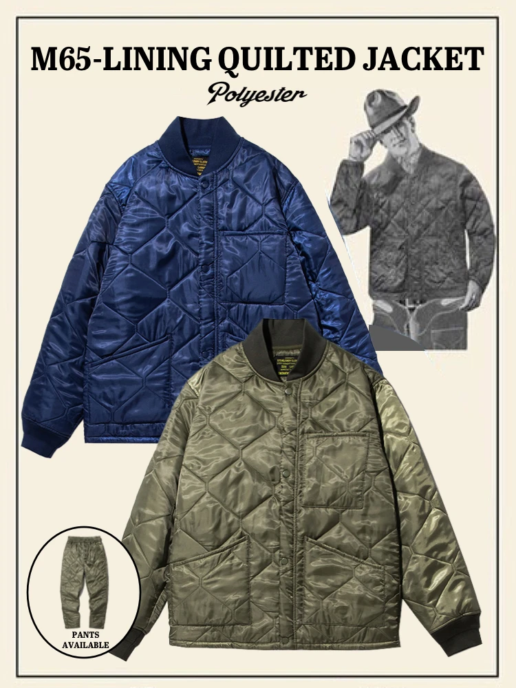 

CWU Cold Weather orm M65 Inner Liner Stitched Ribbed Retro Cotton Jaet Faionable Outerwear Stand Fit Youth Faion...