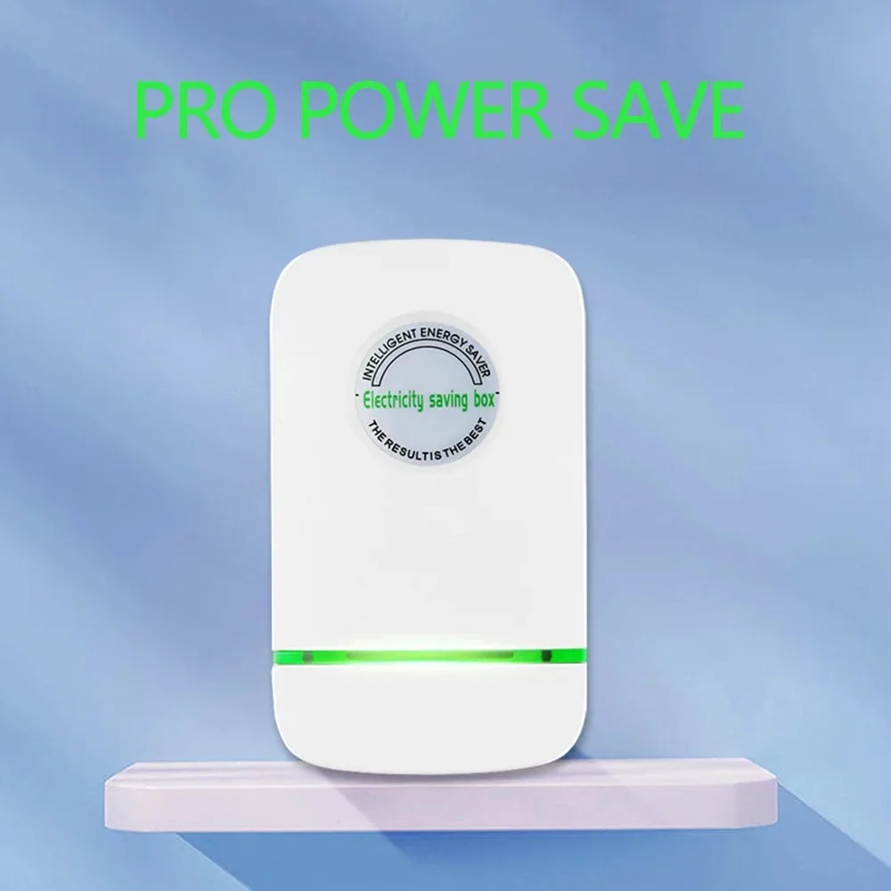 Pro Power Save Electricity Energy Saver 90V-250V For Home Office EU Plug Stable Voltage Power Saving Box