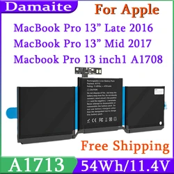 A1713 4781mAh Laptop Battery For Apple MacBook Pro 13