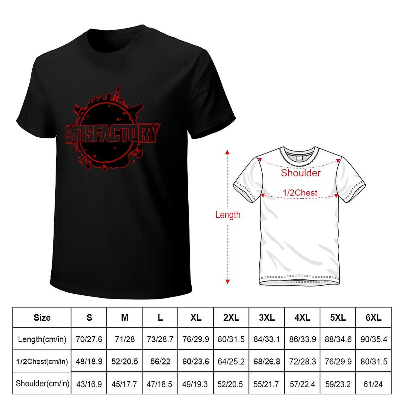 Satisfactory Early Access Logo T-Shirt Comfortable Daily Wear Tee