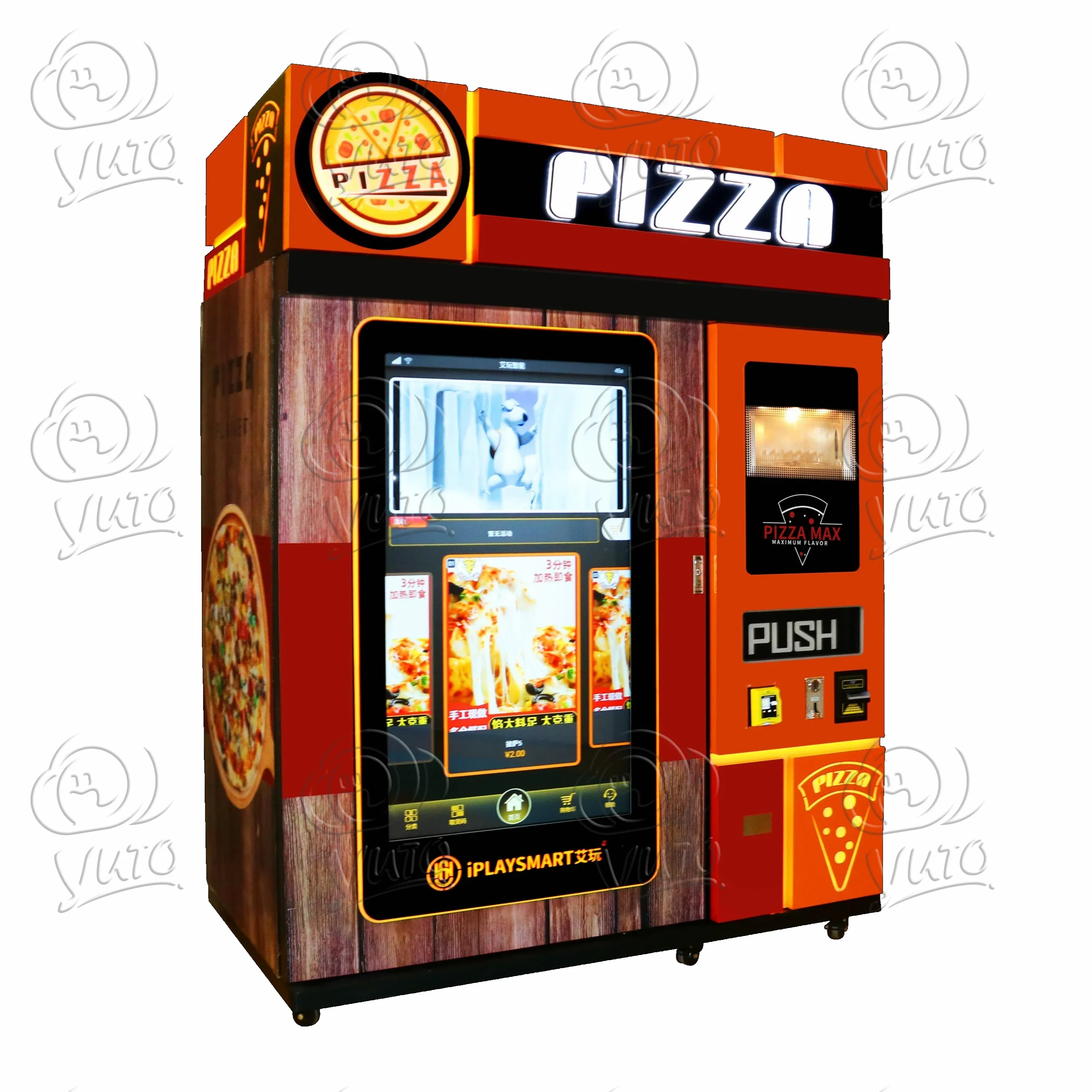 YG Customized Hot Sale Amusement Self-service Pizza Vending Machine For Sale|Fully Automatic Pizza Machine Made In China|Pizza M