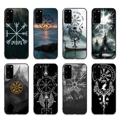 V-Viking Vegvisir Logo Phone Case For Samsung S 9 10 20 21 22 23 30 23plus Lite Ultra FE S10lite Fundas