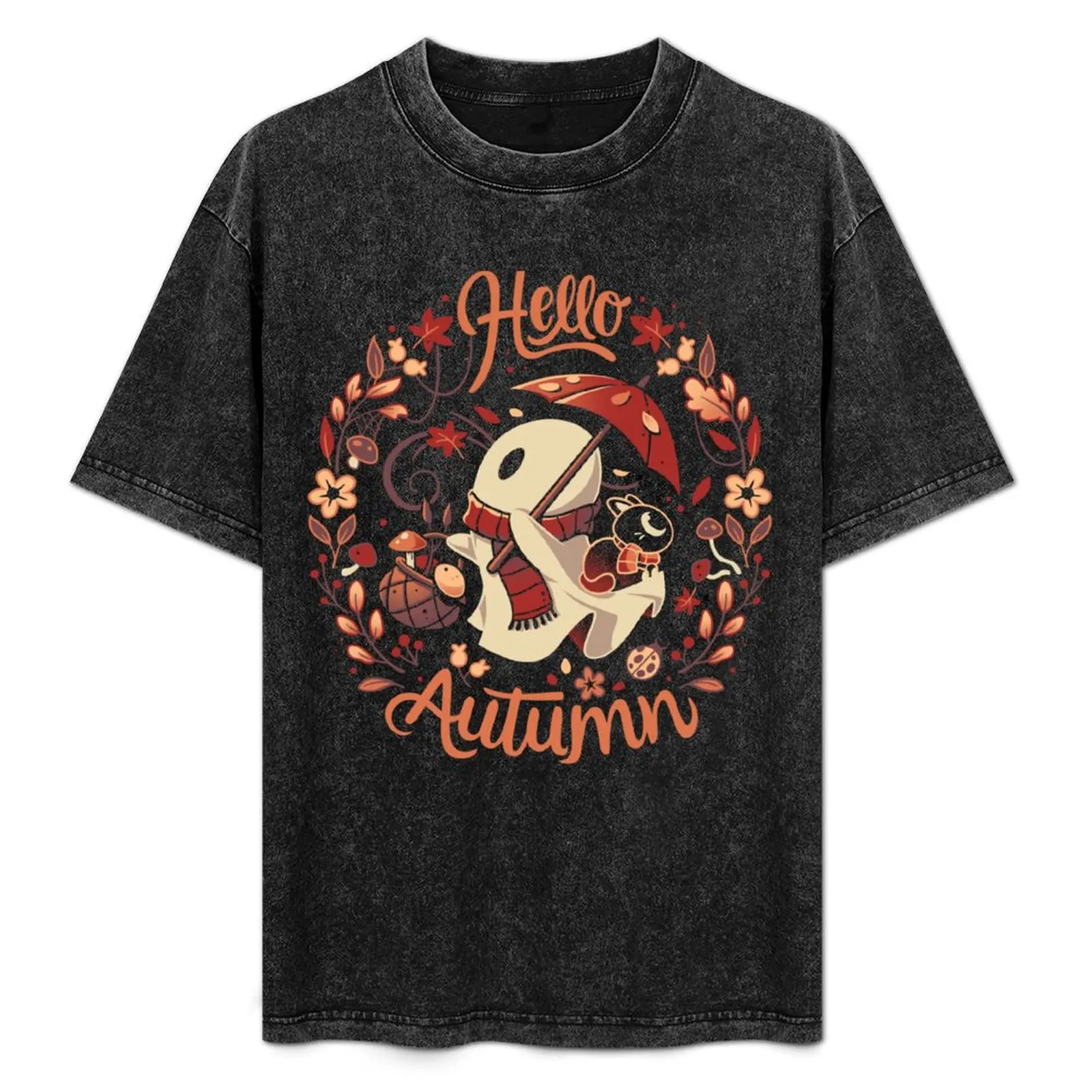 

Spooky Autumn Harvest - Fall Ghost T-Shirt Moisture Wicking Athletic T-Shirt