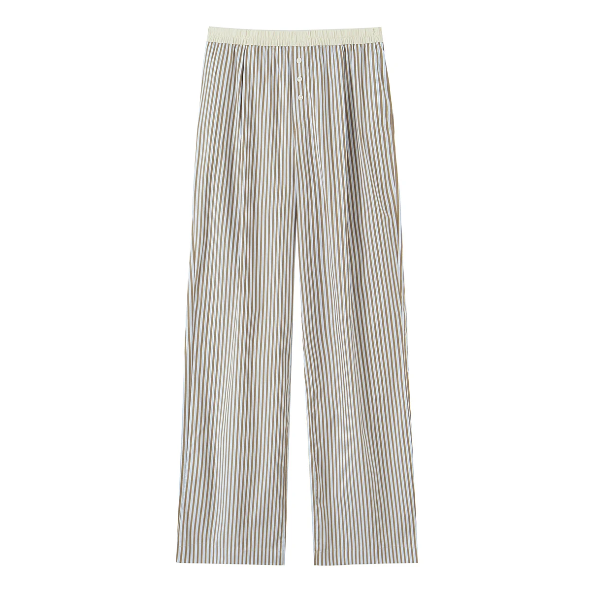 DUOPERI Set da 2 pezzi estivi da donna Canotte con scollo all'americana a righe e pantaloni dritti casual Set di pantaloni da donna chic femminili eleganti