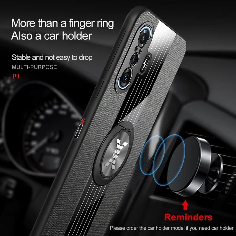 For Xiaomi Redmi K40 Gaming Case Car Holder Magnetic Ring Phone Case For Redmi K40 K 40 Gaming Shockproof Leather Back Cover