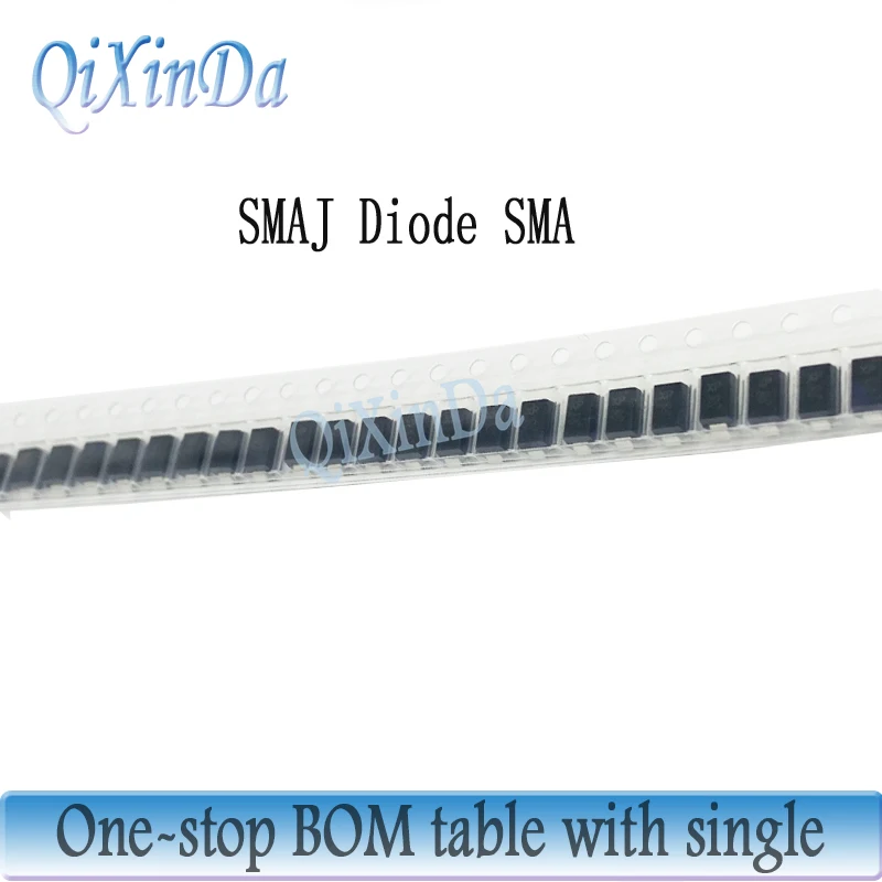 50pcs Smd Tvs Diode SMAJ26CA SMAJ28CA SMAJ30CA SMAJ33CA SMAJ36CA SMAJ43CA SMAJ45CA SMAJ48CA SMAJ51CA SMAJ54CA SMA_DO-214AC