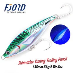 FJORD-señuelo de pesca de hundimiento, cebo duro Artificial pesado, aparejos de pesca, 86g, 150mm