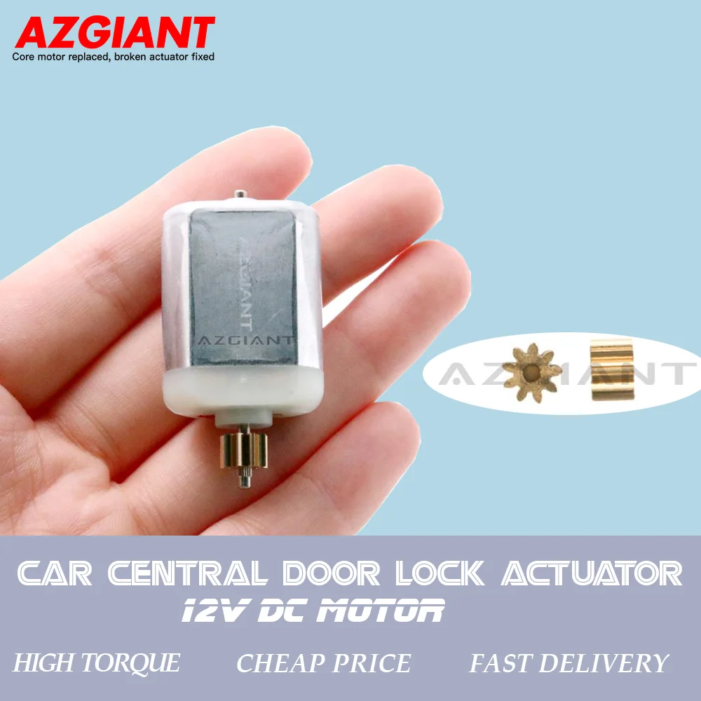 

AZGIANT 9 teeth 1020132 For 2007-2014 Renault Twingo MK2 Vehicle Door Central Lock Actuator 12V DC Motor Engine Φ7.2*4.7MM